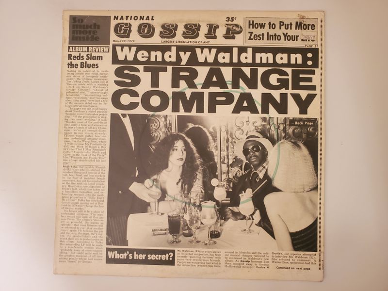 Wendy Waldman Strange Company vinyl record